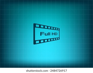 Vector illustration on blue background