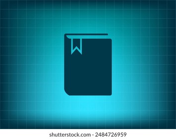 Vector illustration on blue background