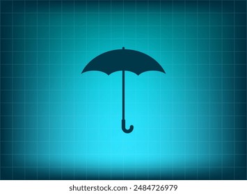 Ilustración vectorial sobre fondo azul
