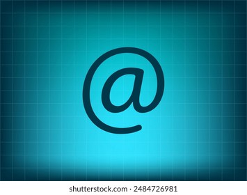 Vector illustration on blue background