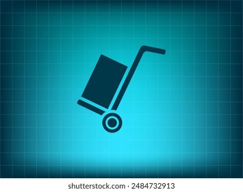 Vector illustration on blue background
