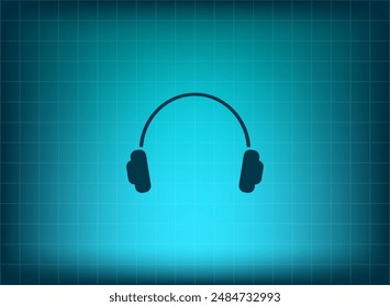 Vector illustration on blue background