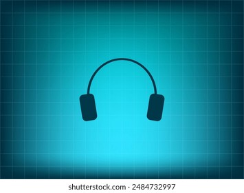 Ilustración vectorial sobre fondo azul