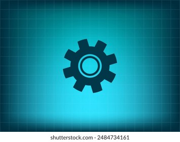 Vector illustration on blue background