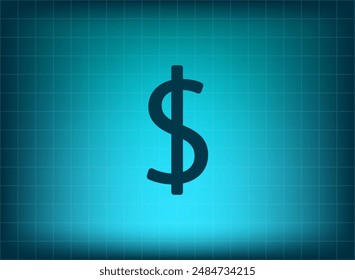 Vector illustration on blue background