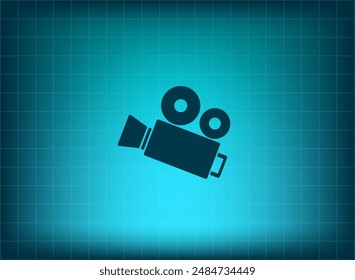 Vektorillustration auf blauem Hintergrund
