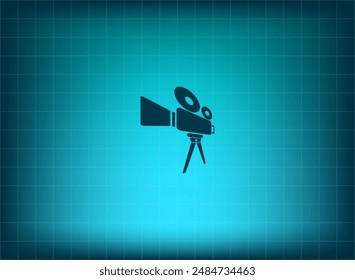 Vector illustration on blue background