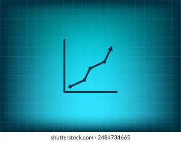 Vector illustration on blue background