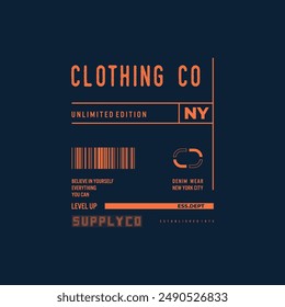 Vector illustration on brand t shirt,raw denim, USA. sport typography, t-shirt graphics, print, label t shirt.