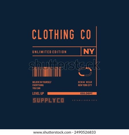 Vector illustration on brand t shirt,raw denim, USA. sport typography, t-shirt graphics, print, label t shirt.