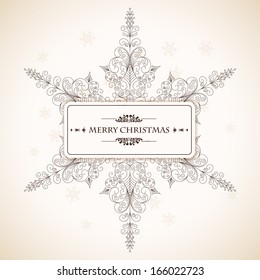 Vector illustration on a Christmas theme