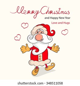 Vector illustration on a Christmas theme.