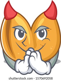 Vector illustration of on a Devil gesture design