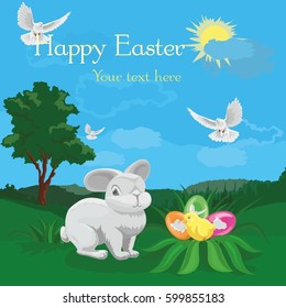 Vector illustration on Easter theme