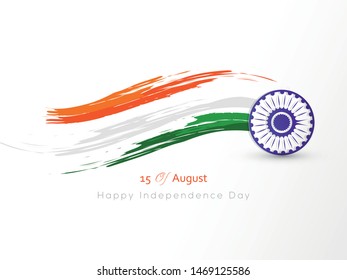Vector illustration on Independence Day of India. 15th of August.