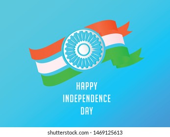 Vector illustration on Independence Day of India. 15th of August.