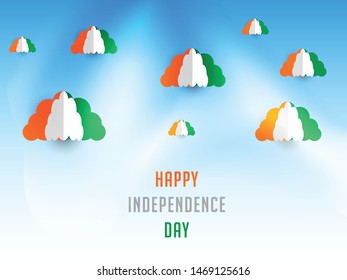 Vector illustration on Independence Day of India. 15th of August.
