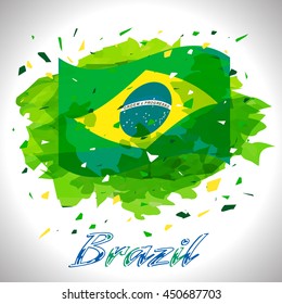 Vector Illustration on September 7, Independence of Brazil,[ Dia 7 de Setembro, Independencia do Brazil ] and celebration background