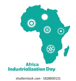  Vector illustration on the theme of Africa industrialization day on November 20th.