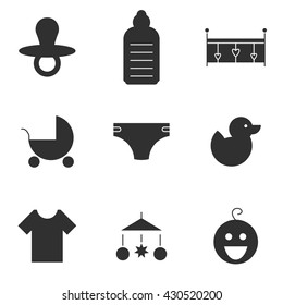 Vector illustration on the theme baby