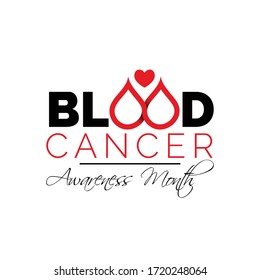 Vector Illustration On The Theme Of Blood Cancer Awareness Month Observed Each Year During September.