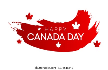 Vector illustration on the theme of Canada day observed every year on July 1st. 