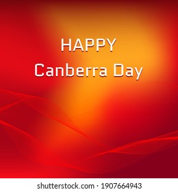Vector illustration on the theme of 
Canberra Day svg