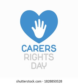Vector illustration on the theme of Carers rights day observed each year during November.