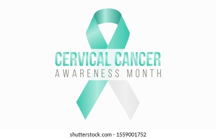 Vector illustration on the theme of Cervical Health awareness month of January.