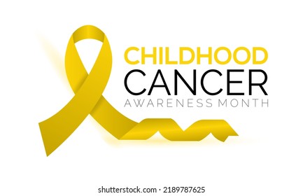 Vector illustration on the theme of Childhood Cancer awareness month observed each year during September.