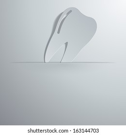 Ilustración vectorial sobre el tema de la odontología
