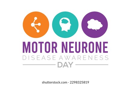 Vector illustration on the theme of Global Motor Neurone disease awareness day.banner design template Vector illustration background design.