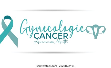 Vector illustration on the theme of Gynecologic Cancer awareness month observed each year in September.