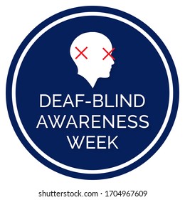 Vector illustration on the theme of Helen Keller Blind and Deaf awareness week observed each year during June.