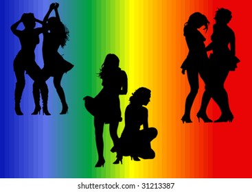 Vektorgrafik zum Thema Homosexualität