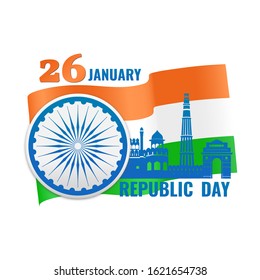 Vector Illustration on the theme Indian Republic day