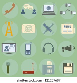 Vector illustration on the theme of information