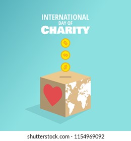 Vector Illustration on the theme International Day of Charity