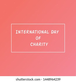 Vector Illustration on the theme International Day of Charity