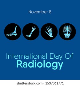 Vector Illustration On The Theme Of International Day Of Radiology On November 8th