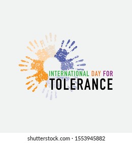 Vector illustration on the theme of International day for Tolerance on November 16th.