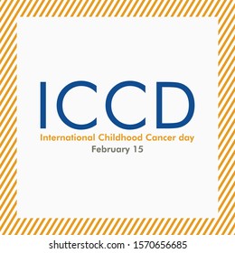 Vector illustration on the theme of International Childhood Cancer Day on February 15th.