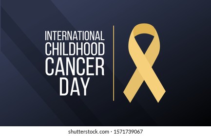 Vector illustration on the theme of International Childhood Cancer Day on February 15th.