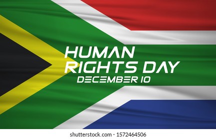 Vector illustration on the theme of International Human Rights Day on December 10th.