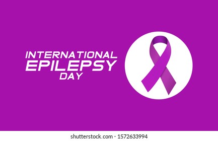 Vector illustration on the theme of International Epilepsy Day on Second Monday in February.