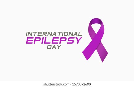 Vector illustration on the theme of International Epilepsy Day on Second Monday in February.