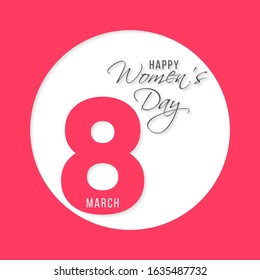 Vector illustration on the theme of International Women's day Observed on March 8th every year.