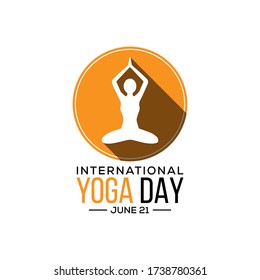 Vector illustration on the theme of International day of Yoga observed each year on June 21st across the globe. 
