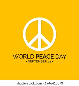 Vector illustration on the theme of International day of Peace observed each year on September 21st across the globe.