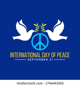 Vector illustration on the theme of International day of Peace observed each year on September 21st across the globe.